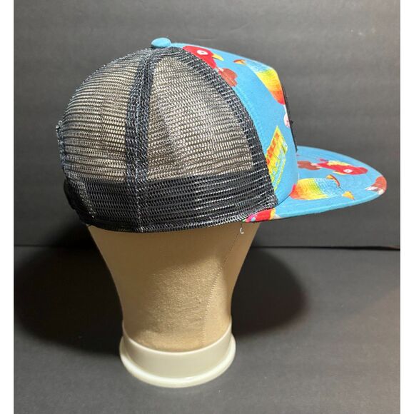 Vans Off The Wall VINTAGE Pariots Trucker SnapBack Hat Light /714 - Picture 2 of 5